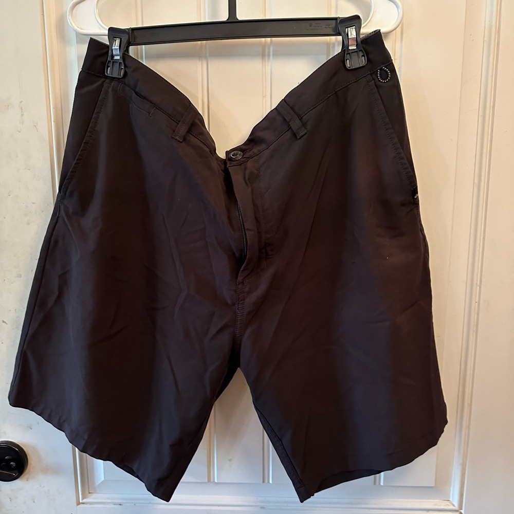 4 way stretch vintage y2k black men cargo shorts men size 36